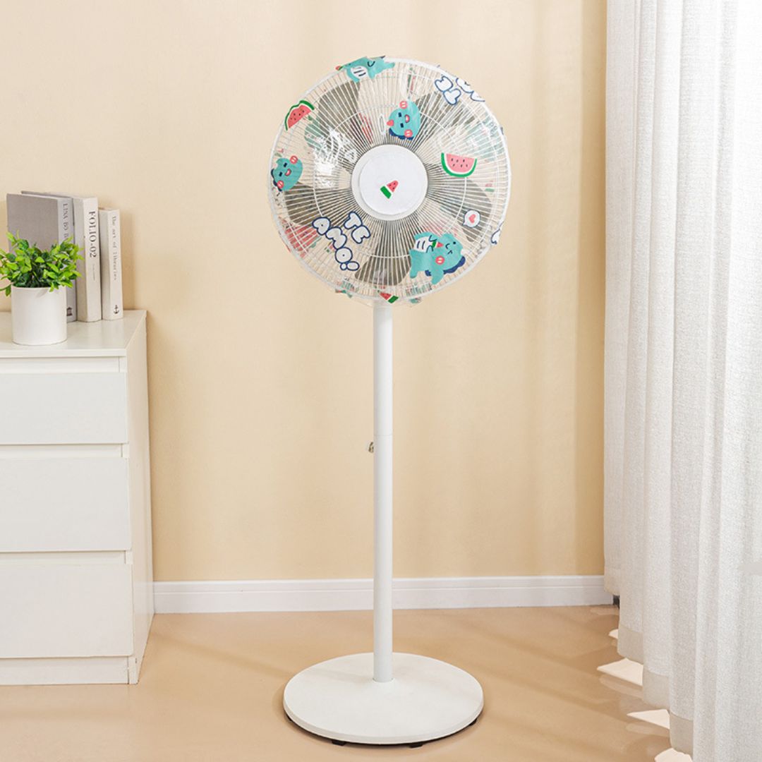 Full Coverage Mesh Protective Cover For Tower Floor Fan