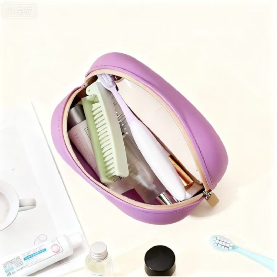 Soft Waterproof Cosmetic Pouch with Zipper
