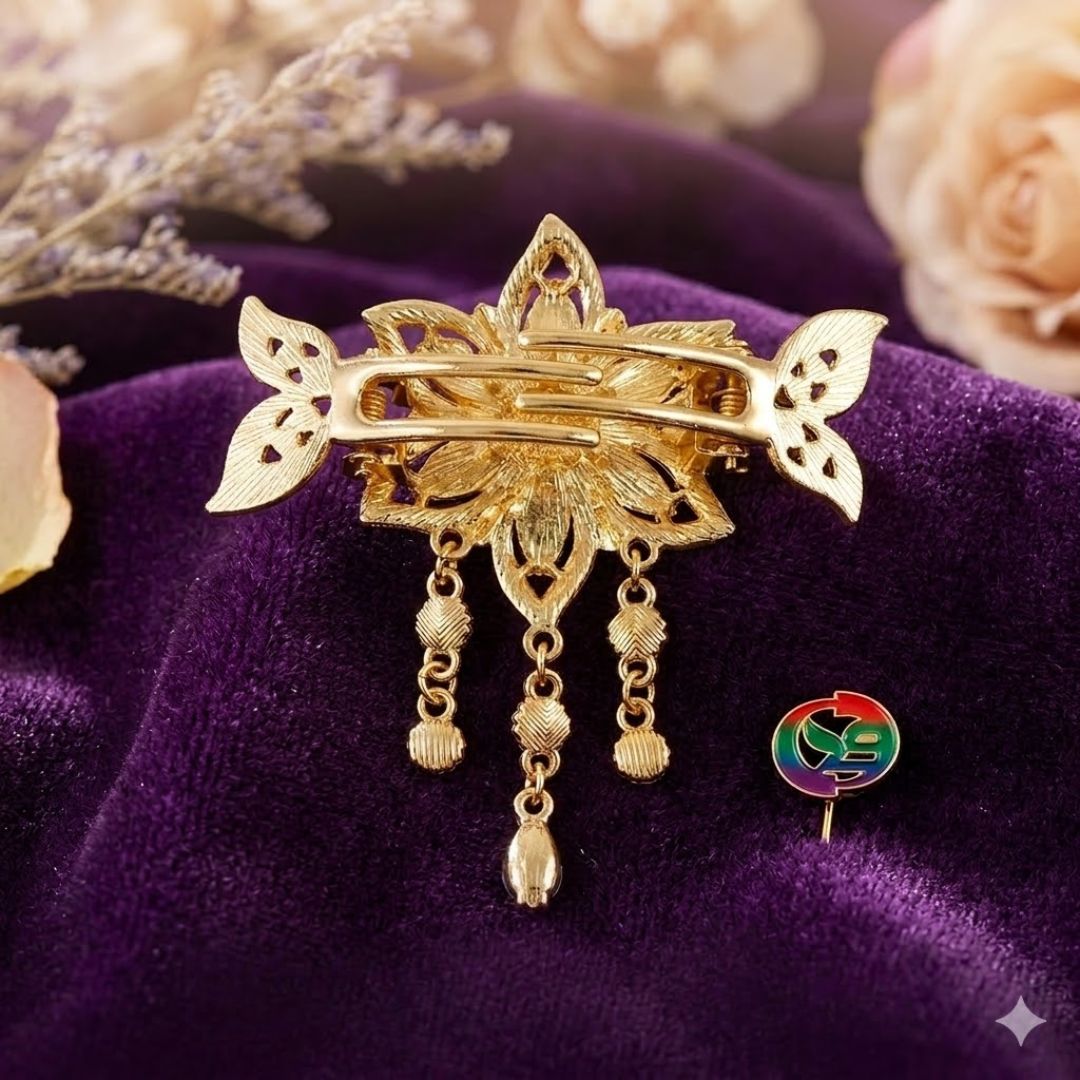 Korean Style Blue Butterfly Claw Clip