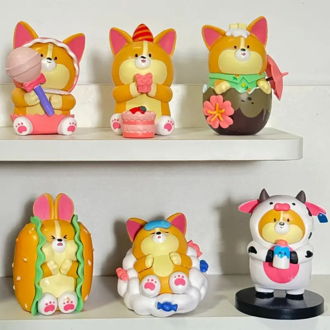 Cute Doggo Figurine Set For Dog Lovers