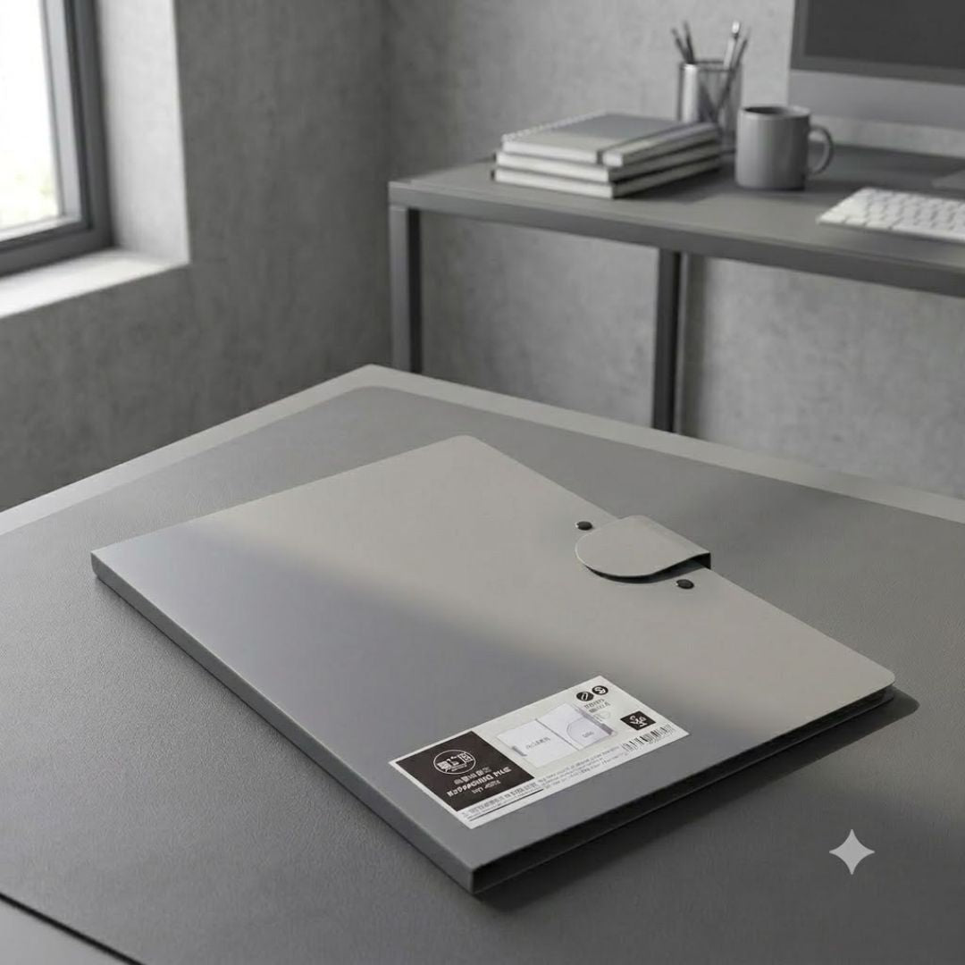 2-in-1 A4 PP Document File Folder