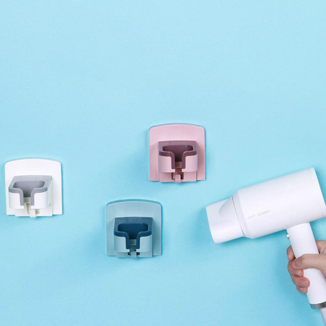 Wall-Mounted Hair Dryer Holder