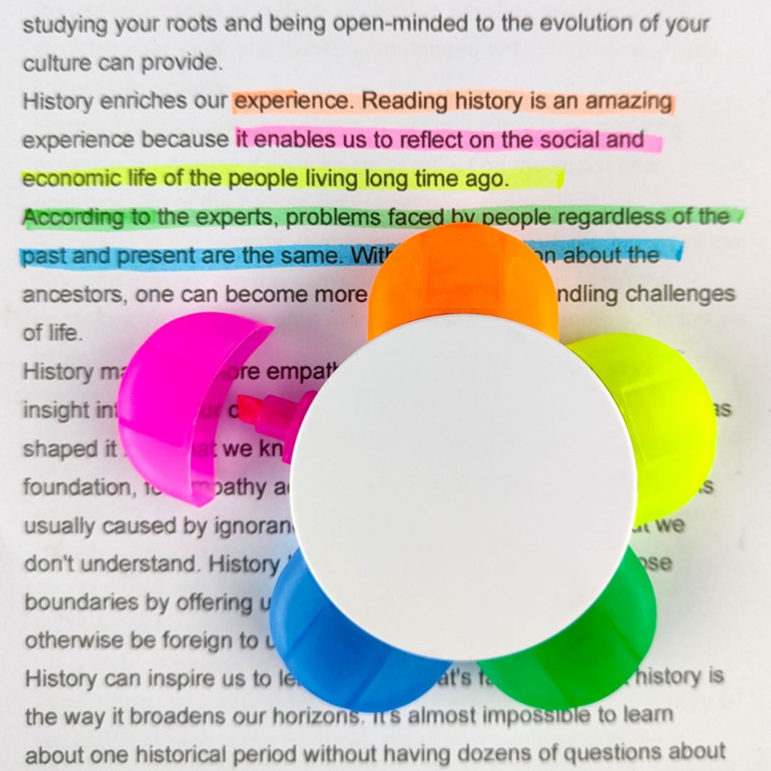 5 in 1flower Shape Highlighter Pen