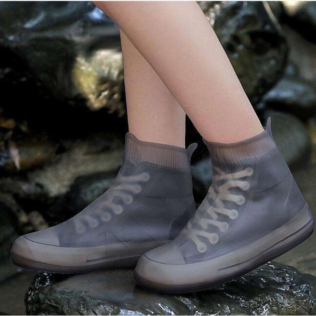 Waterproof Non-Slip Reusable Silicone Rubber Shoe Covers
