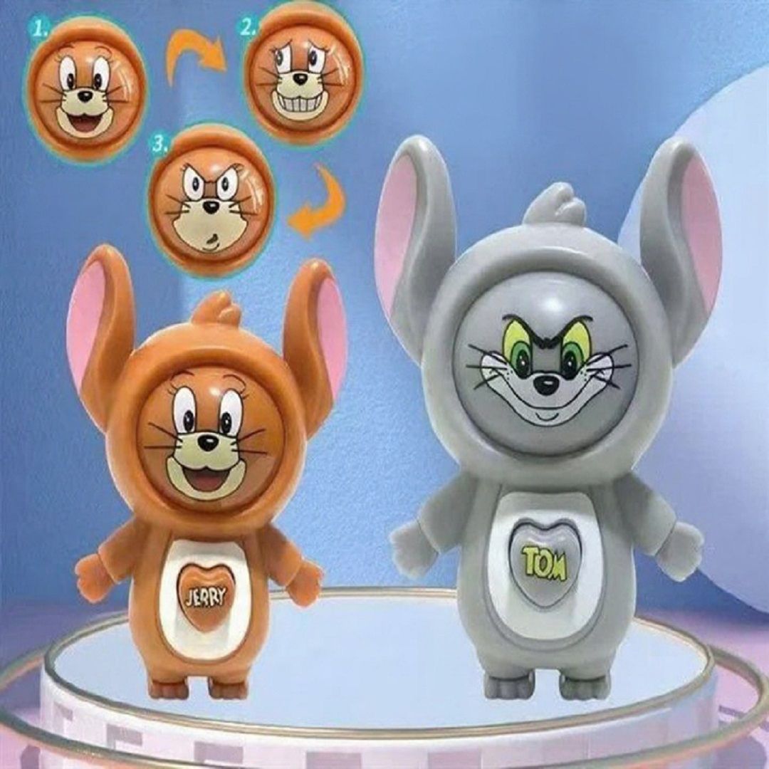 Face Changing Cartoon Mouse Keychain