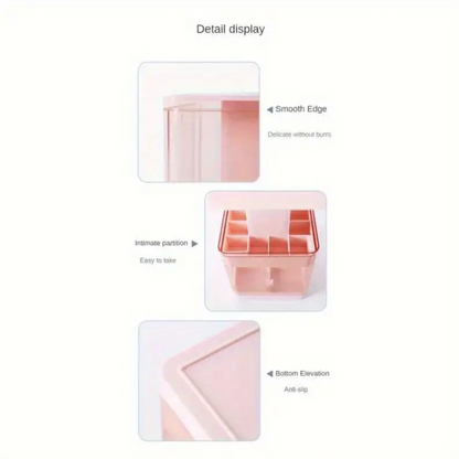 Press And Lift Lipstick Storage Organizer