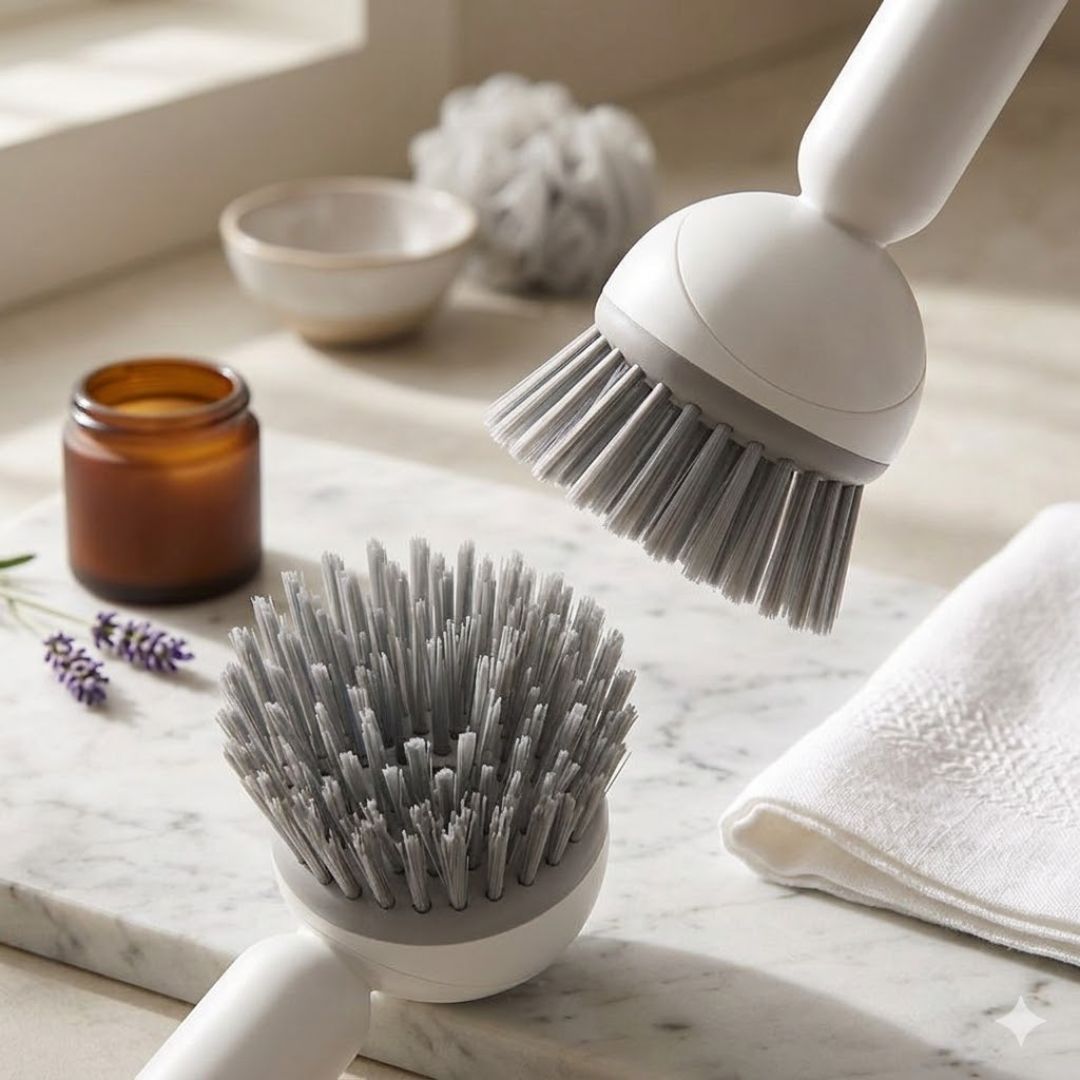 Self-Dispensing Dish Cleaning Brush Soap Dispenser