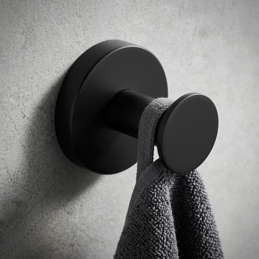 Suction Matte Black Multi Wall Hook