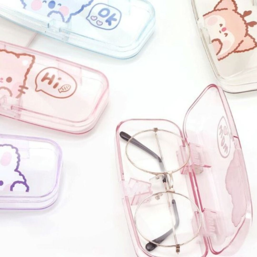 Cute Kawaii Eyeglasses Specs Case