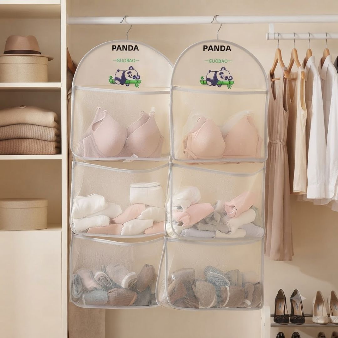 Large Capacity Hanging Wardrobe Storage Organizer Bag