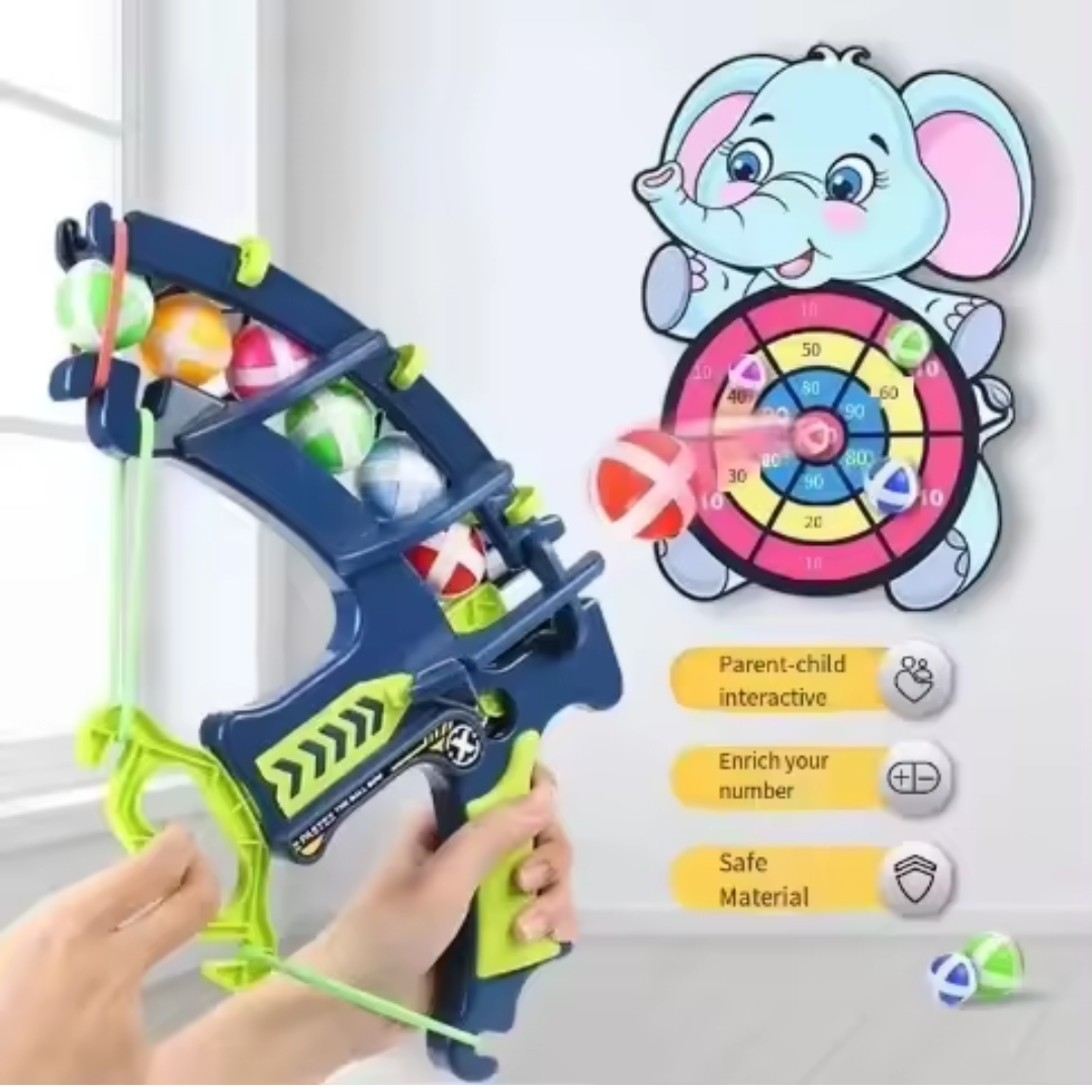 Animal Sticky Ball Dart + Launcher + 6 Sticky Balls