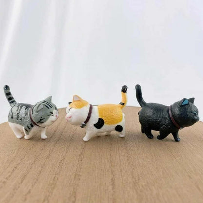 9 Pcs Cat Cute Mini Ornaments