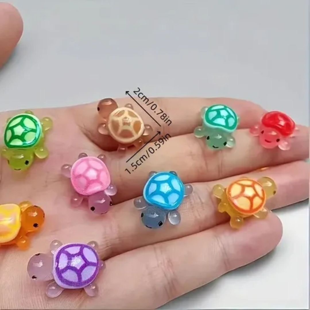 Glow in the Dark Turtle Figurines