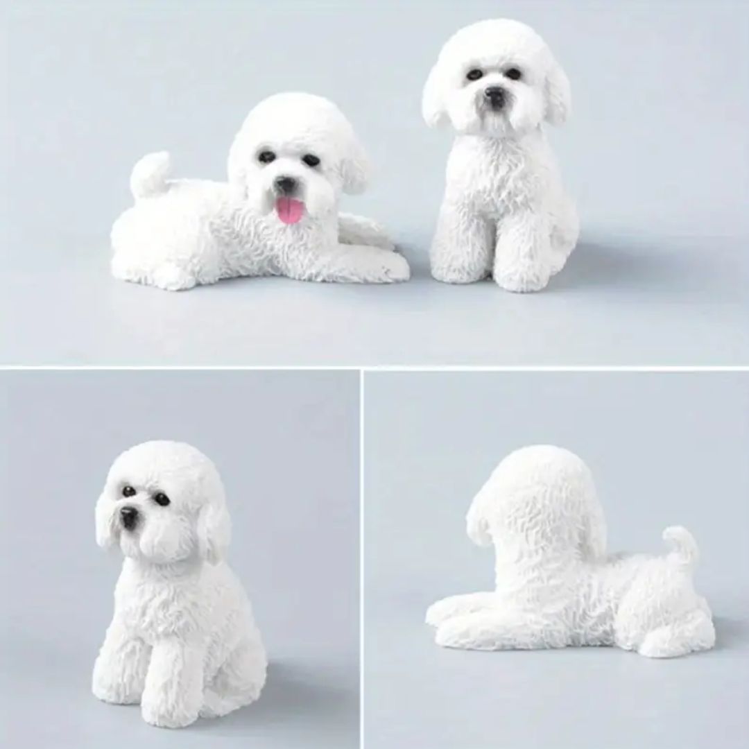 Teddy Dog Resin Figurines