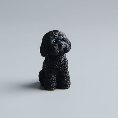 Teddy Dog Resin Figurines