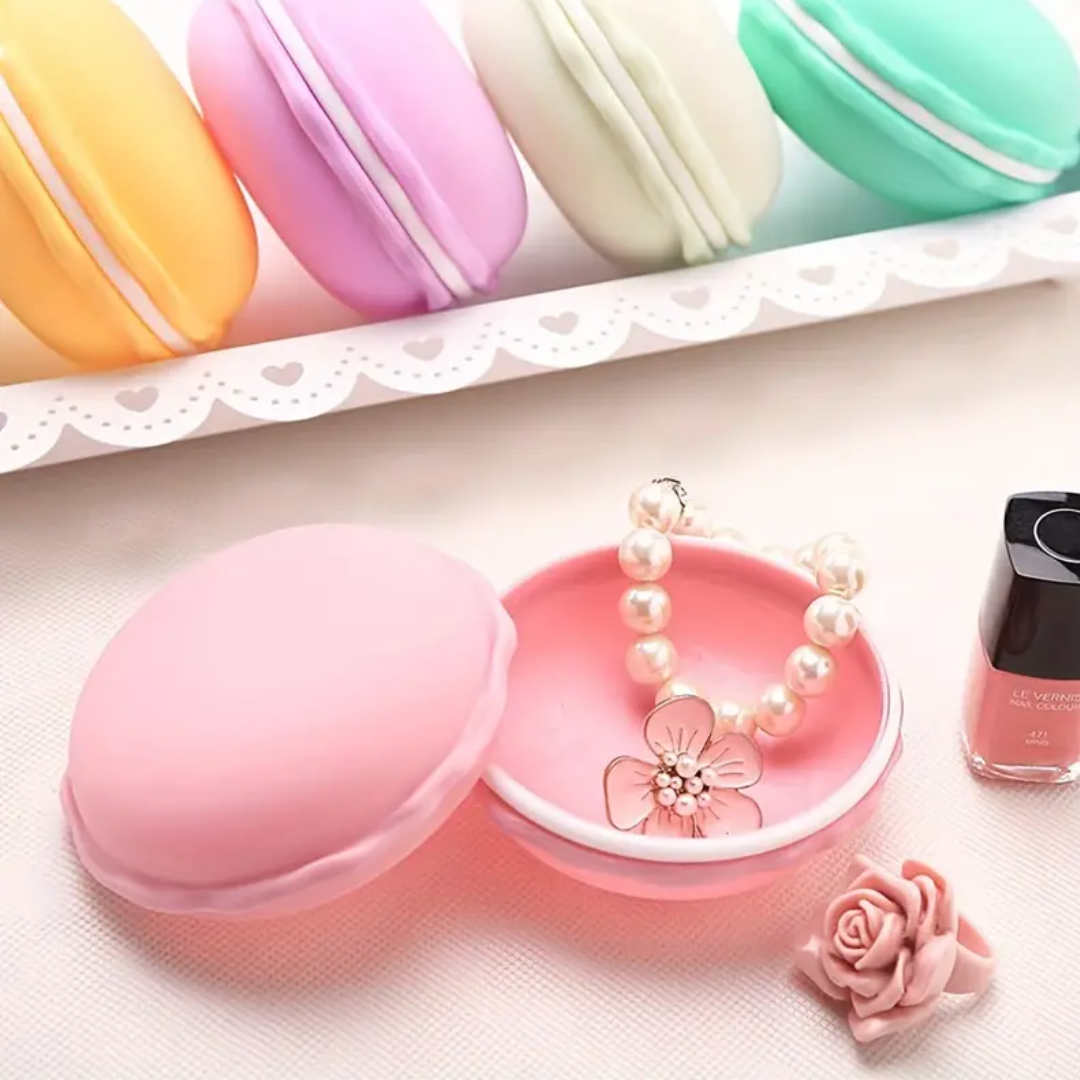 Multi Use Macaroon Jewelry Organizer Box