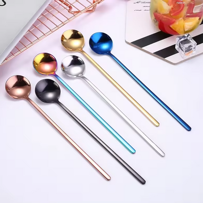 Stainless Steel Long Handle Spoon Set