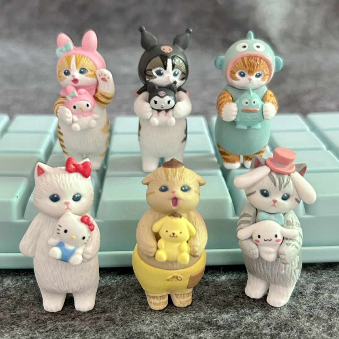 Fancy Dress Up Cute Kitty Figures