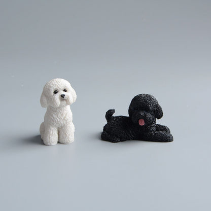 Teddy Dog Resin Figurines