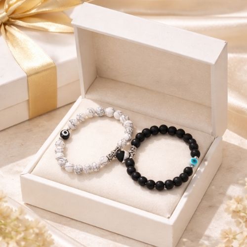 Magnetic Couple Bracelet  Classic Jewelry