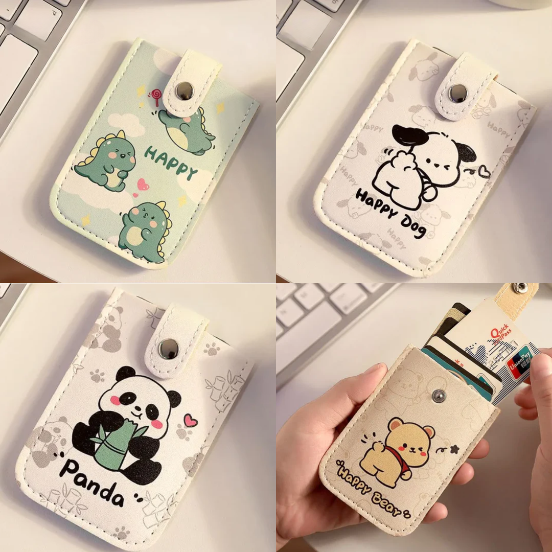 4 Pack Cute Multi Card Swipe Bag