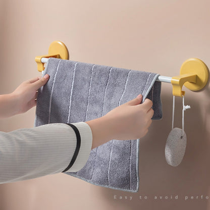 Single Rod Sticky Bathroom Towel Hanger